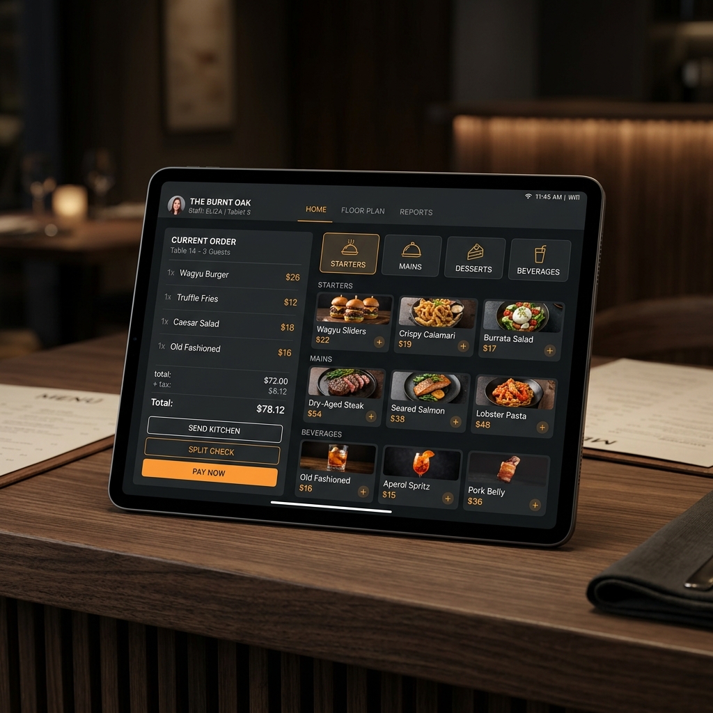 POS Dashboard Mockup